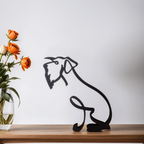 Artipaws Abstract Dog Sculpture | Modern Design | High-Quality Art Figure | For Shelf & Table
