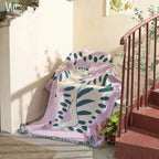 Abstract Woven Wall Tapestry Throw Blanket