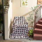 Abstract Woven Wall Tapestry Throw Blanket