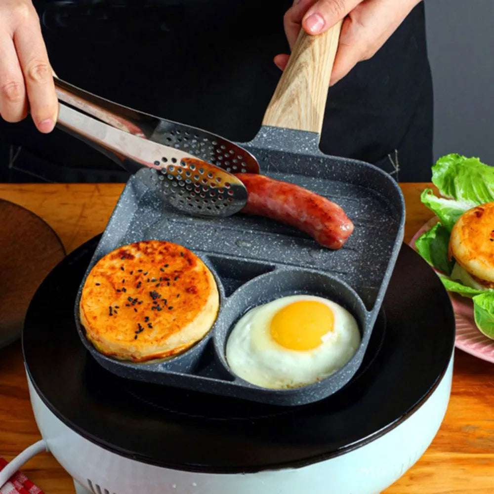 TriServePro – prepare complete meals simultaneously without flavor mixing