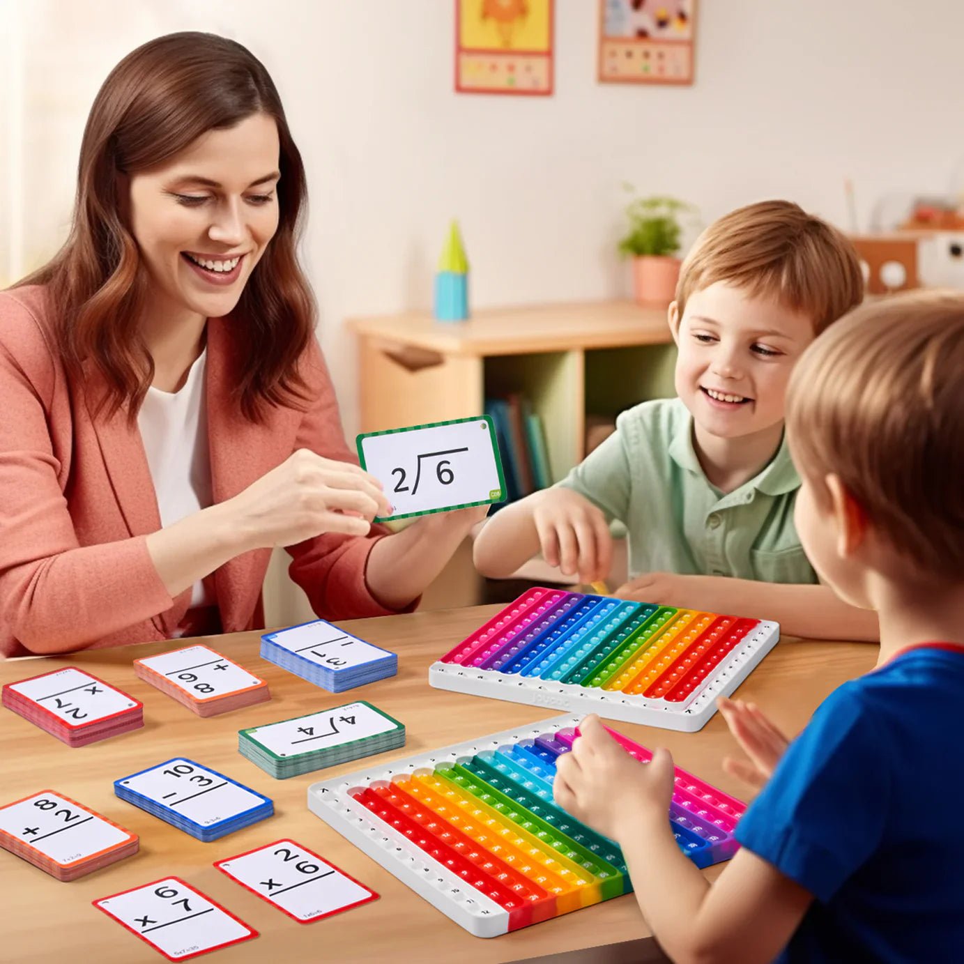Mathematics Flashcards and Pop Fidget Chart