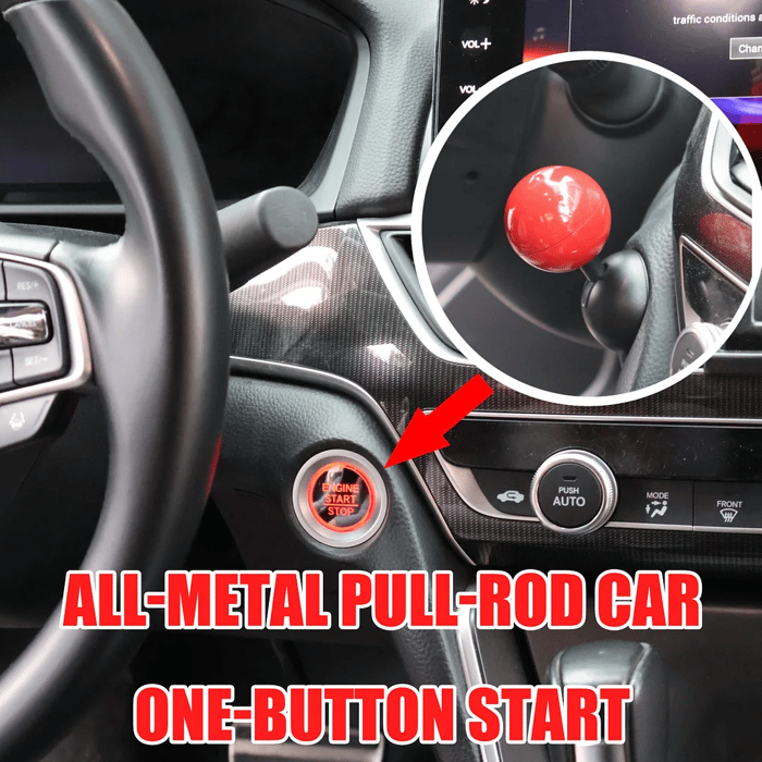 Auto Motor Start Stop Button Joystick Full Metal Ball-Stick