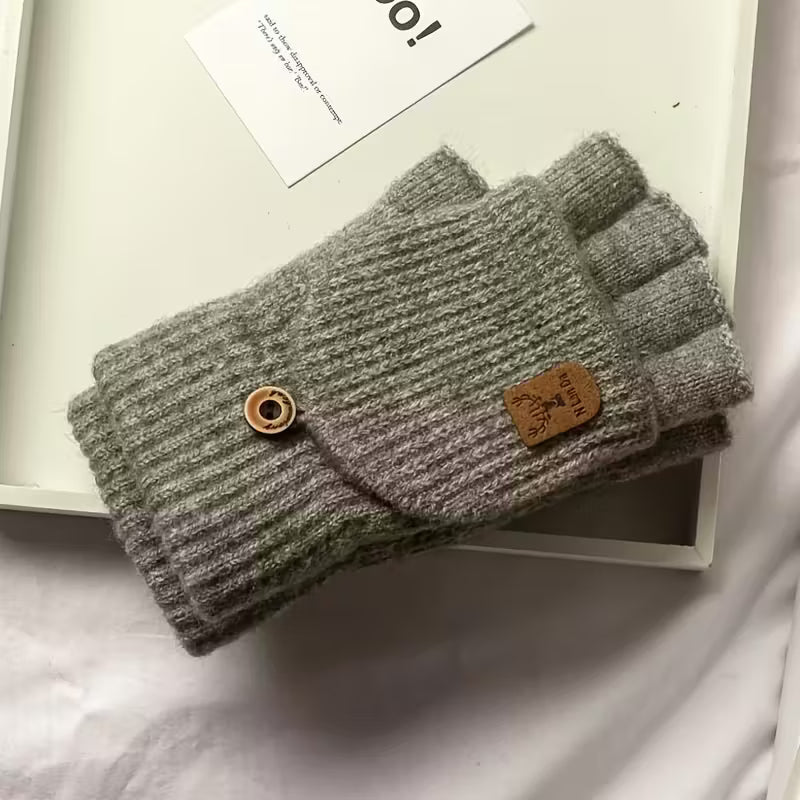 Men's WinterPro Fingerless Gloves – Thick, Warm and Comfortable