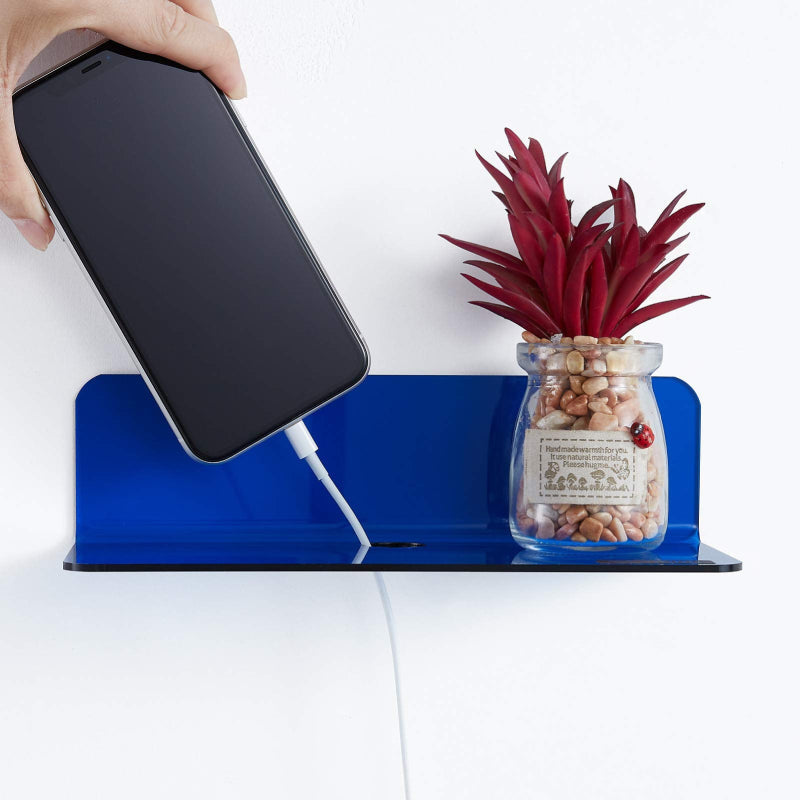 Neon Acrylic Floating Shelf