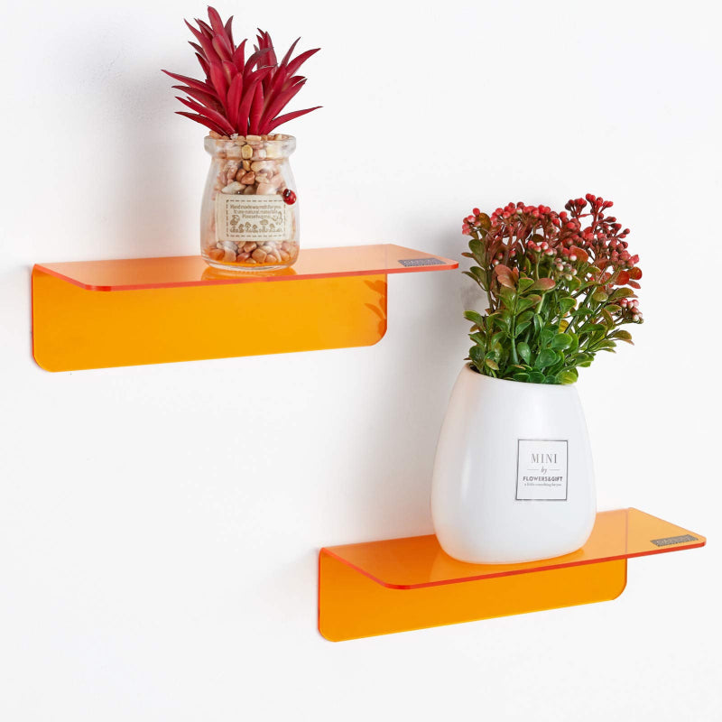 Neon Acrylic Floating Shelf
