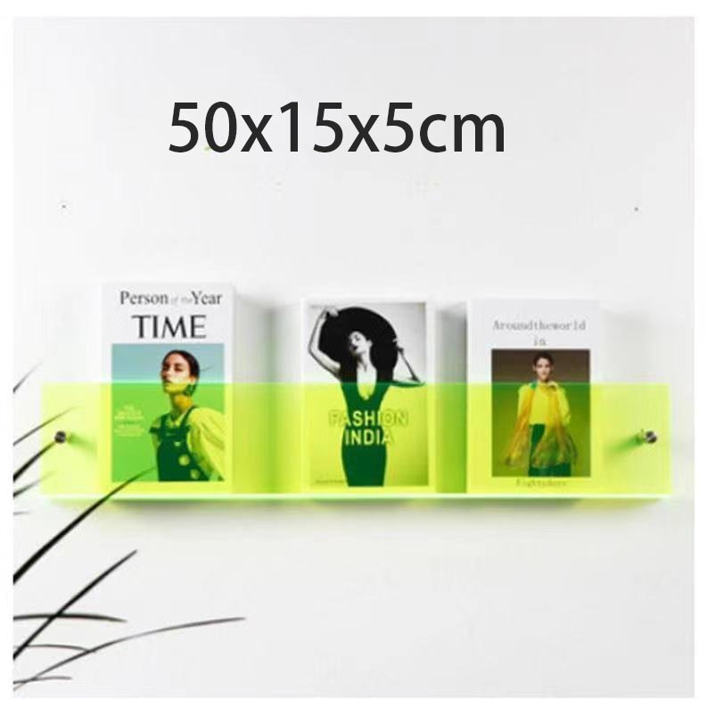Acrylic Wall-mounted 'Floating' Magazine Holder