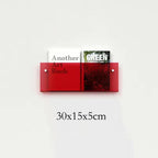 Acrylic Wall-mounted 'Floating' Magazine Holder