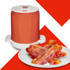 Microwave Bacon Cooker | Grease-Draining Rack & Splatter Dome | BPA-Free Dishwasher Safe