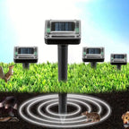 Solar-powered snake and pest deterrent – Ultrasonic device for the garden