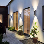 Elegant Waterproof LED Wall Light Outdoor made of Aluminium