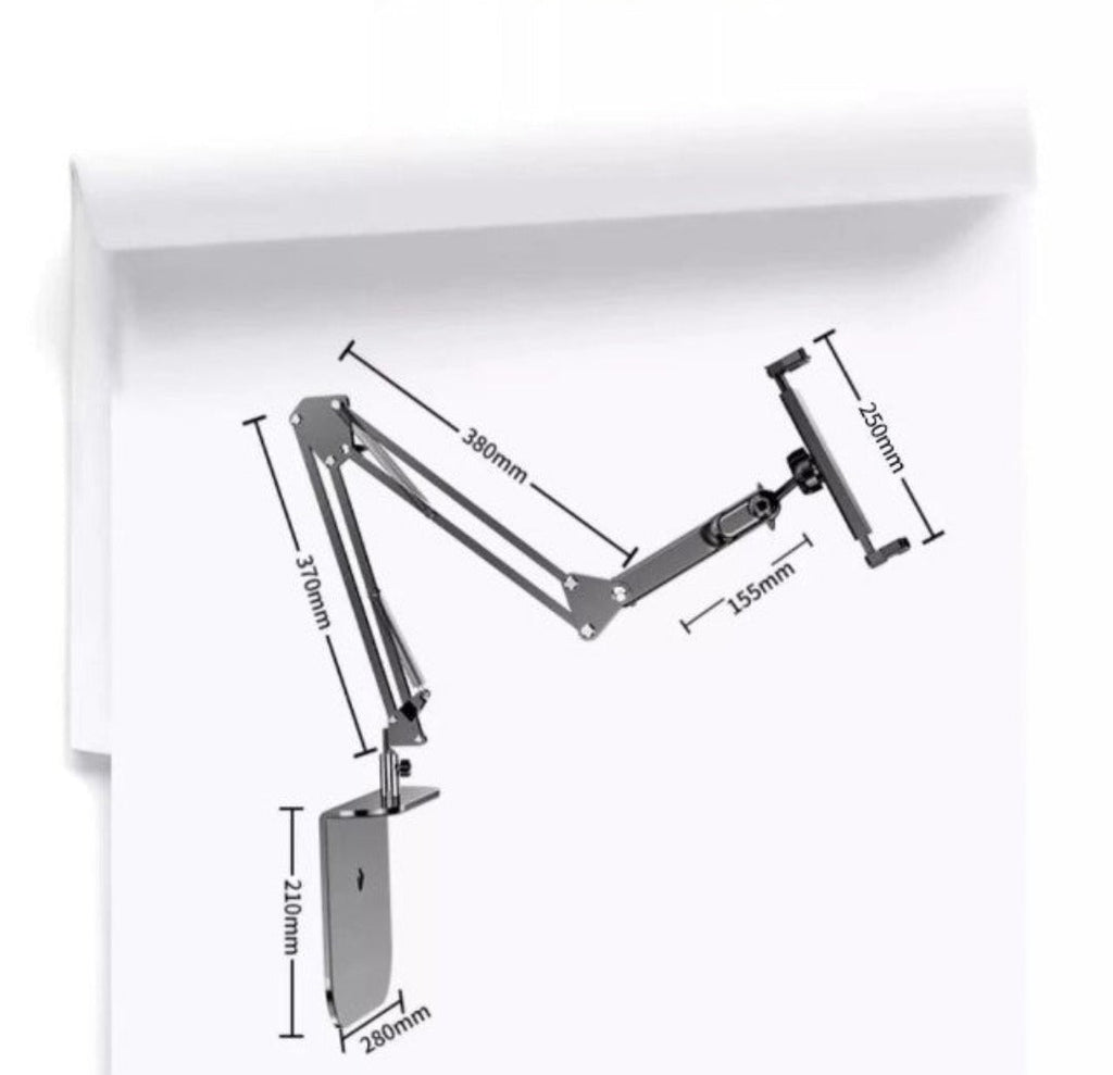 Royaleva BedMate 360° Rotating Device Holder - Hands-Free Mobile & Tablet Stand