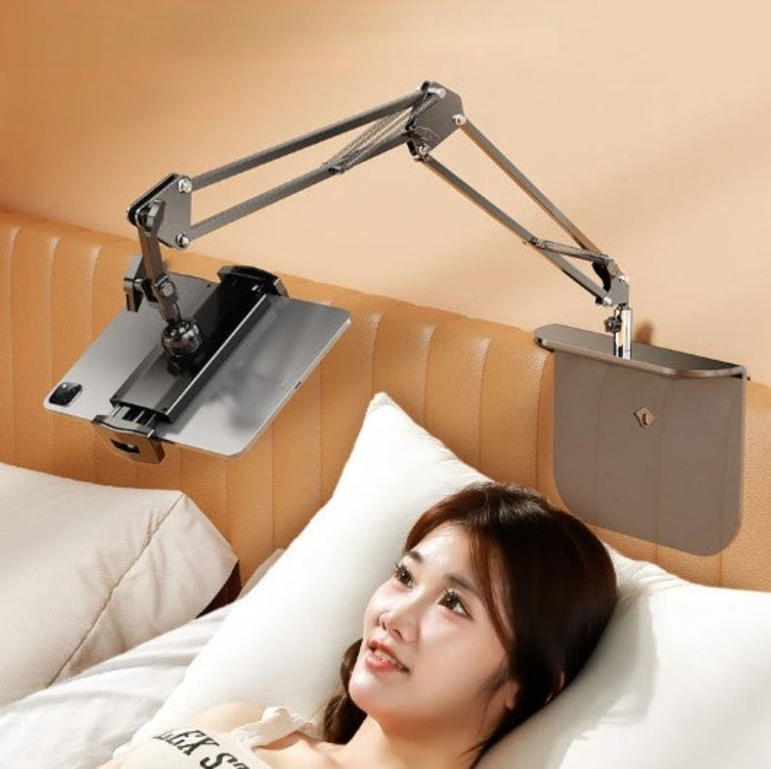 Royaleva BedMate 360° Rotating Device Holder - Hands-Free Mobile & Tablet Stand