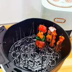 GrillMeisterX Turbo Skewers — Perfect, juicy skewers without twisting stress for your ultimate barbecue party (10 pieces)