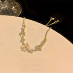 Adjustable Lucky Four Leaf Clover Bracelet