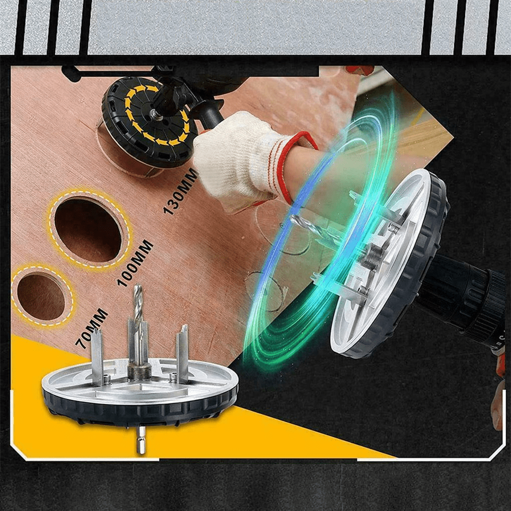 DiaMaster Multi – Trident Blade Hole Cutter for Plastic and Aluminum
