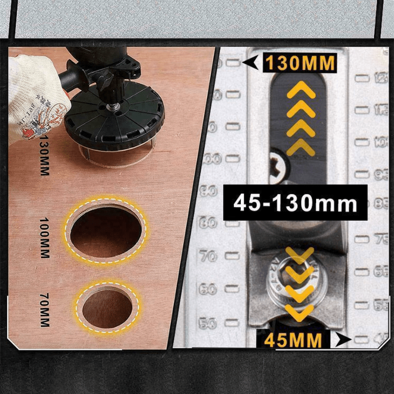 DiaMaster Multi – Trident Blade Hole Cutter for Plastic and Aluminum