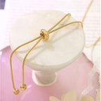 Adjustable Snake Chain Lariat Necklace