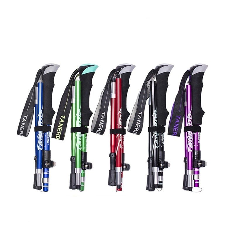 Adjustable Trekking Poles - Lightweight & Foldable for Hiking & Walking