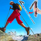 Adjustable Trekking Poles - Folding Telescopic Rod