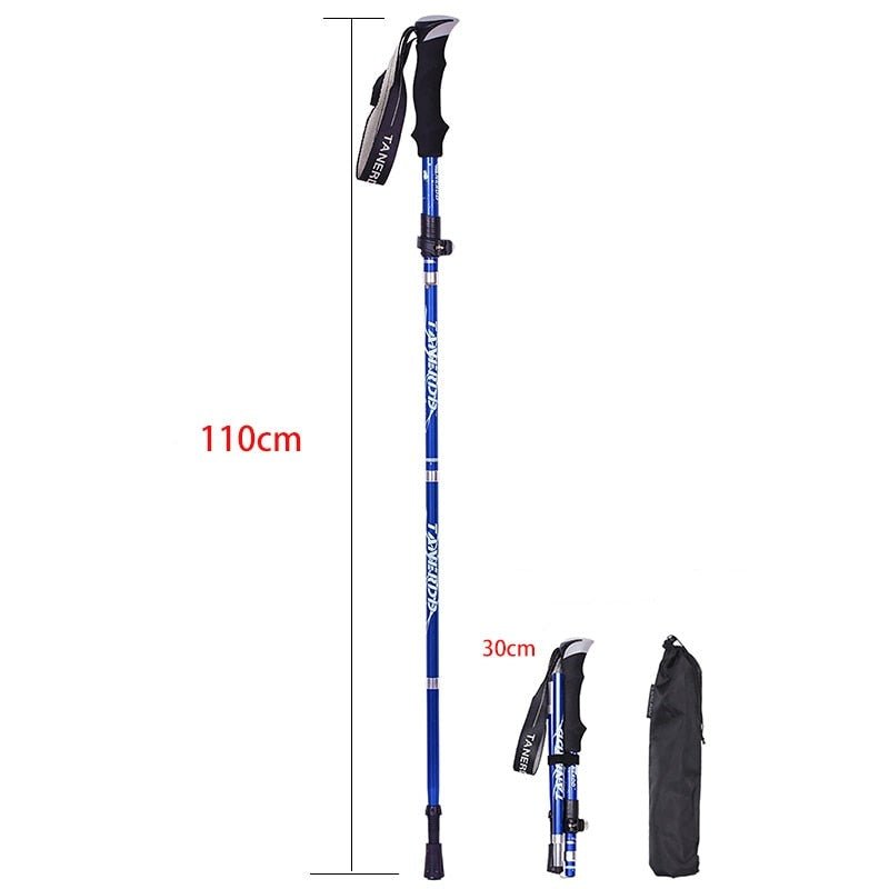 Adjustable Trekking Poles - Lightweight & Foldable for Hiking & Walking