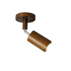 EcoLux Adjustable Wooden Ceiling Spotlight with LED Bulb Included