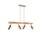 EcoLux Adjustable Wooden Ceiling Spotlight with LED Bulb Included
