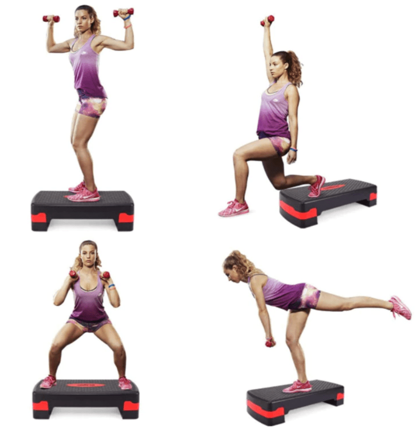 Adjusting FitStep – Adjustable Fitness Step for Safe & Versatile Home Workouts