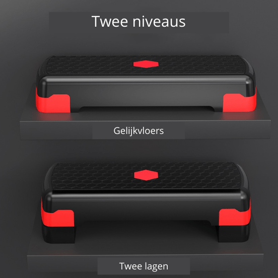 Adjusting FitStep – Adjustable Fitness Step for Safe & Versatile Home Workouts