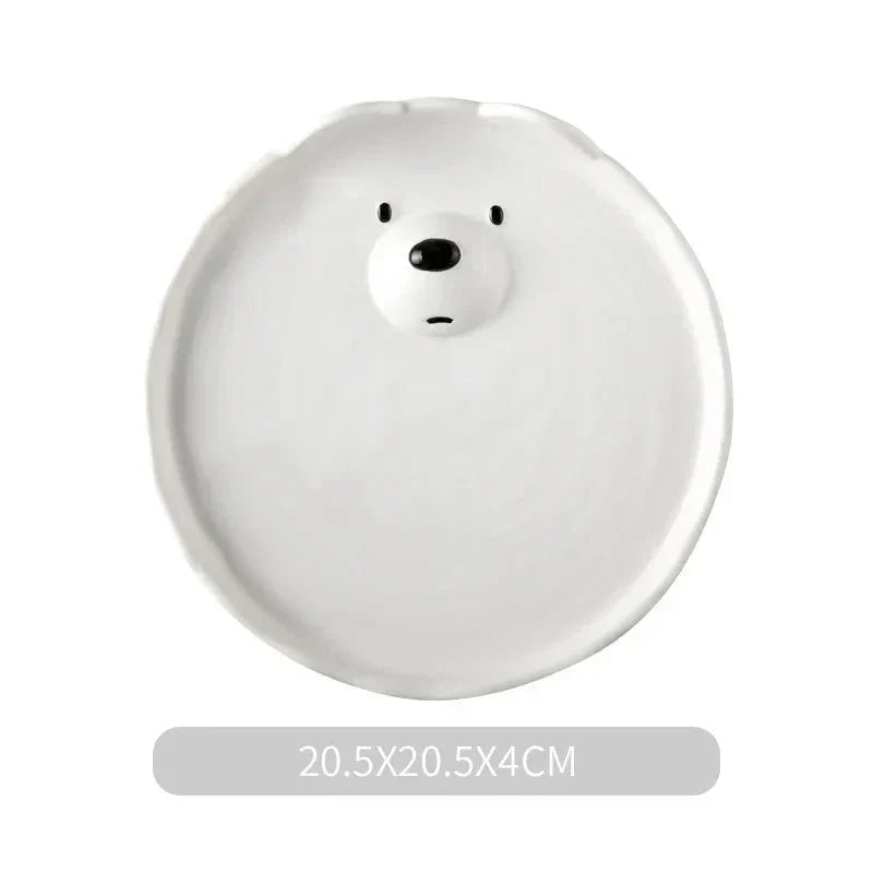 Adorable Polar Bear Ceramic Dinnerware Set - PolarJoy