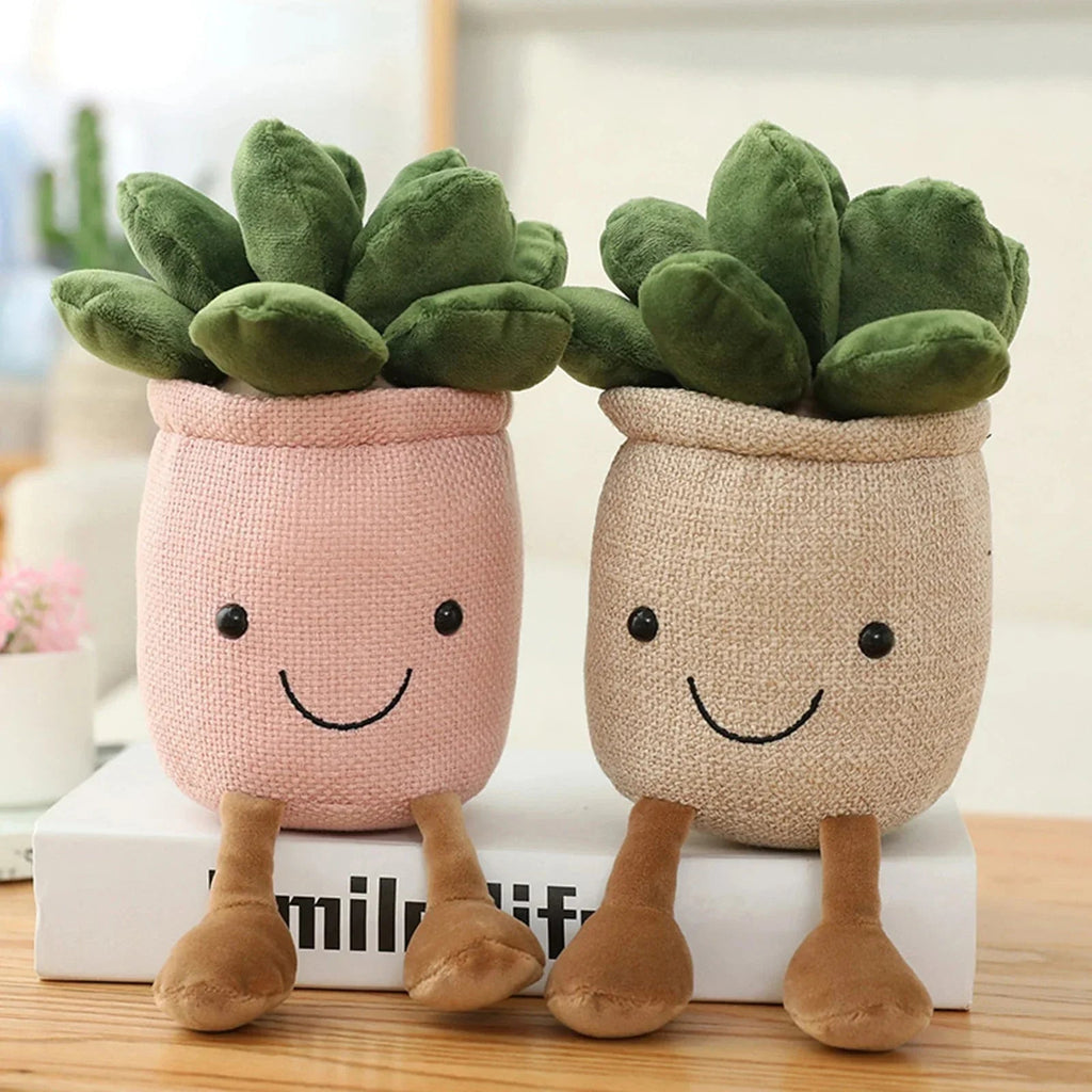 Adorable Succulent Plush Cushion: Soft, Cuddly Plant Decoration