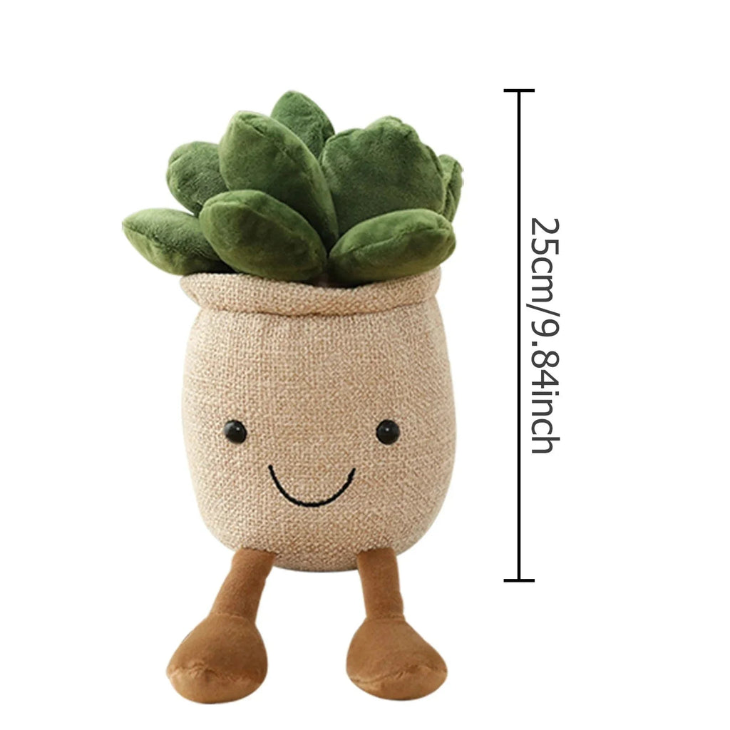 Adorable Succulent Plush Cushion: Soft, Cuddly Plant Decoration