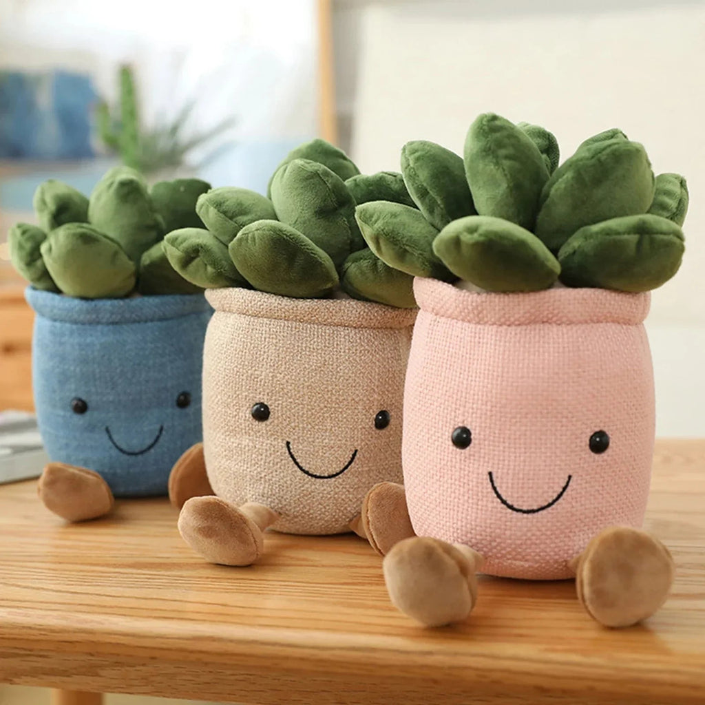 Adorable Succulent Plush Cushion: Soft, Cuddly Plant Decoration