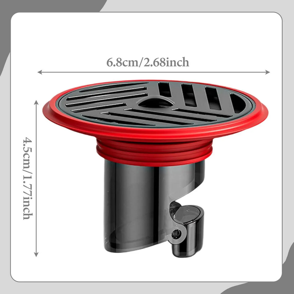 AquaShield Compact Floor Drain – Stainless Steel & Silicone Backflow Protection for Bathroom, Shower & Kitchen