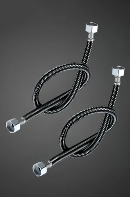 Two-Hole Bathroom Faucet with 360-Degree Swivel Spout