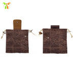 Waxed Canvas Folding Foraging Bag with Durable Design