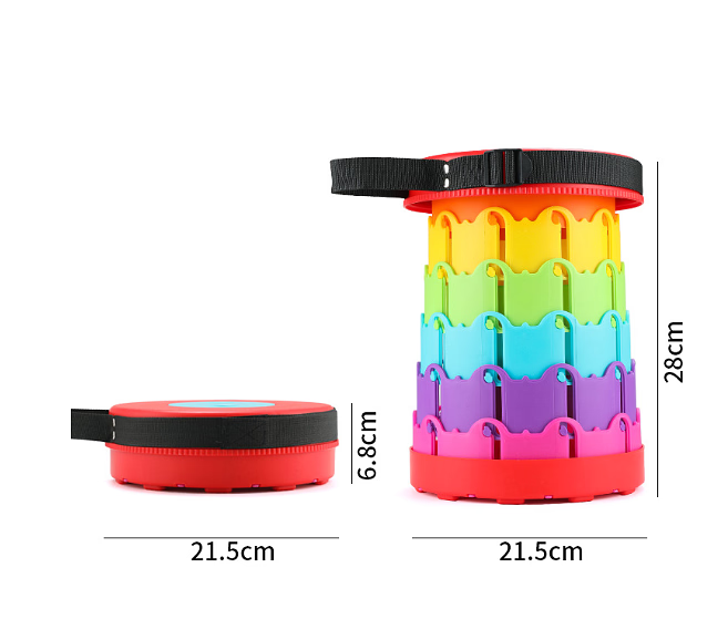 Upgraded Retractable Folding Stool