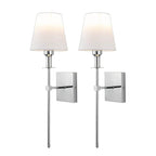Rechargeable Wireless Wall Light Set (2 Pack) - Battery-Powered Indoor & Outdoor Lighting for Home, Patio, and Garden