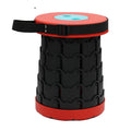 Improved retractable folding stool