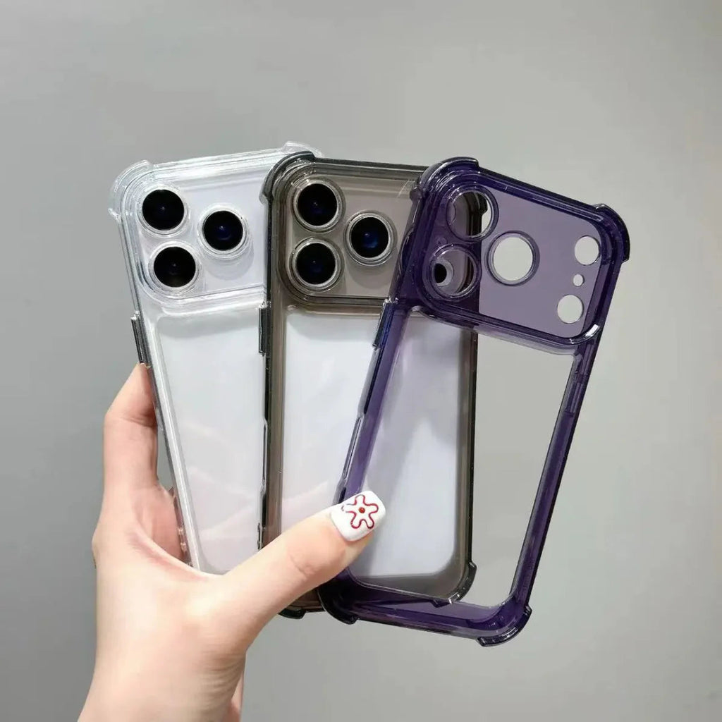 AeroGuard – Shockproof Transparent Bumper Case for iPhone 11-17