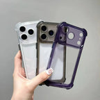 AeroGuard – Shockproof Transparent Bumper Case for iPhone 11-17
