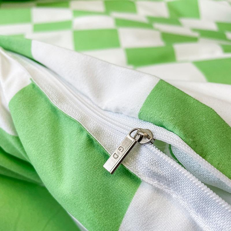 Checked Bedding Set