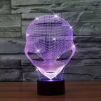 AstroLight – 3D-alien lamp with LED color lighting and touch control