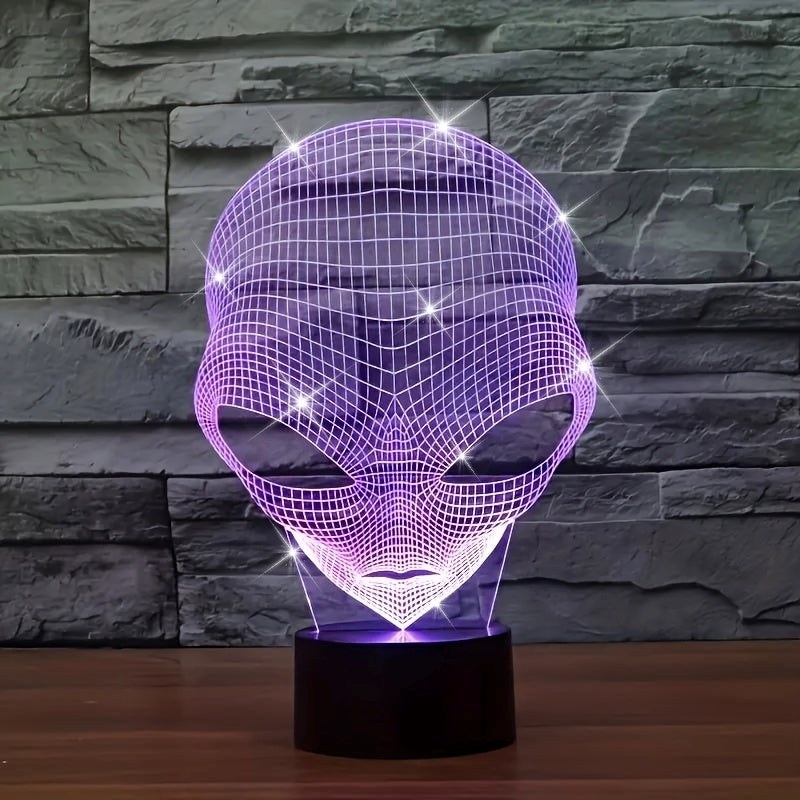 AstroLight – 3D-alien lamp with LED color lighting and touch control