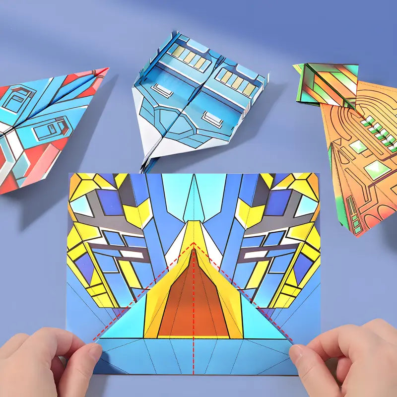 Paper Plane Building Set with Instructions