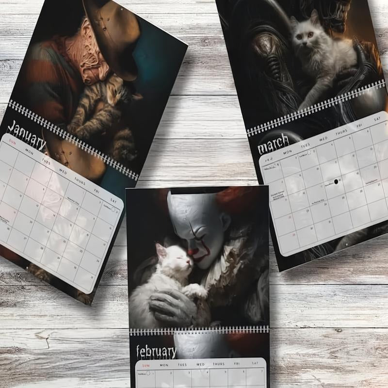 Horror Cat Wall Calendar