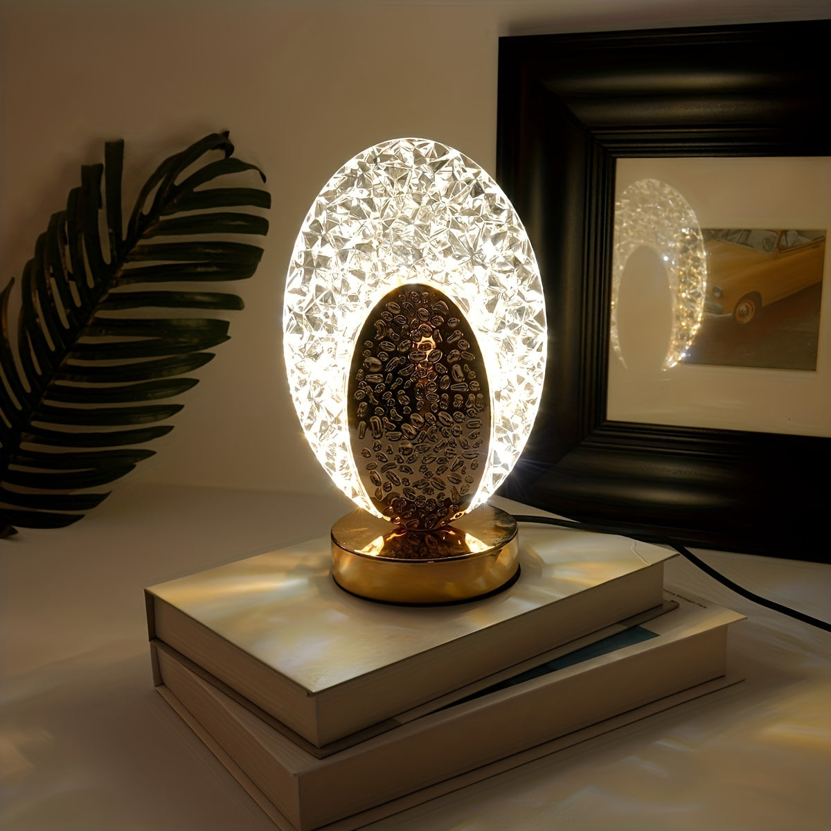 FeatherLamp - USB Touch Table Lamp with Unique Feather Design