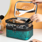 GlamVista - The ideal makeup pouch - Practical and stylish - Travel in style!