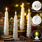 Flameless LED Candles with Remote Control – Realistic 3D Flickering Model LumaGlow