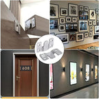 Interlock Hanging Clip — Stainless Steel Wall Art Hooks with Secure Hold (5 Pieces)