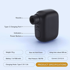 AIRCYCLE – Portable battery-powered bicycle pump with 100PSI for all valves